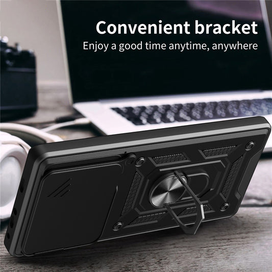 Case for Motorola Edge 70, Techsuit, CamShield, Blue