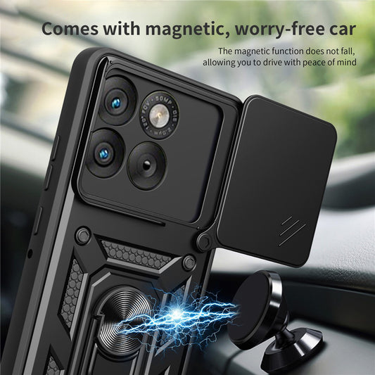 Case for Motorola Edge 70, Techsuit, CamShield, Gold