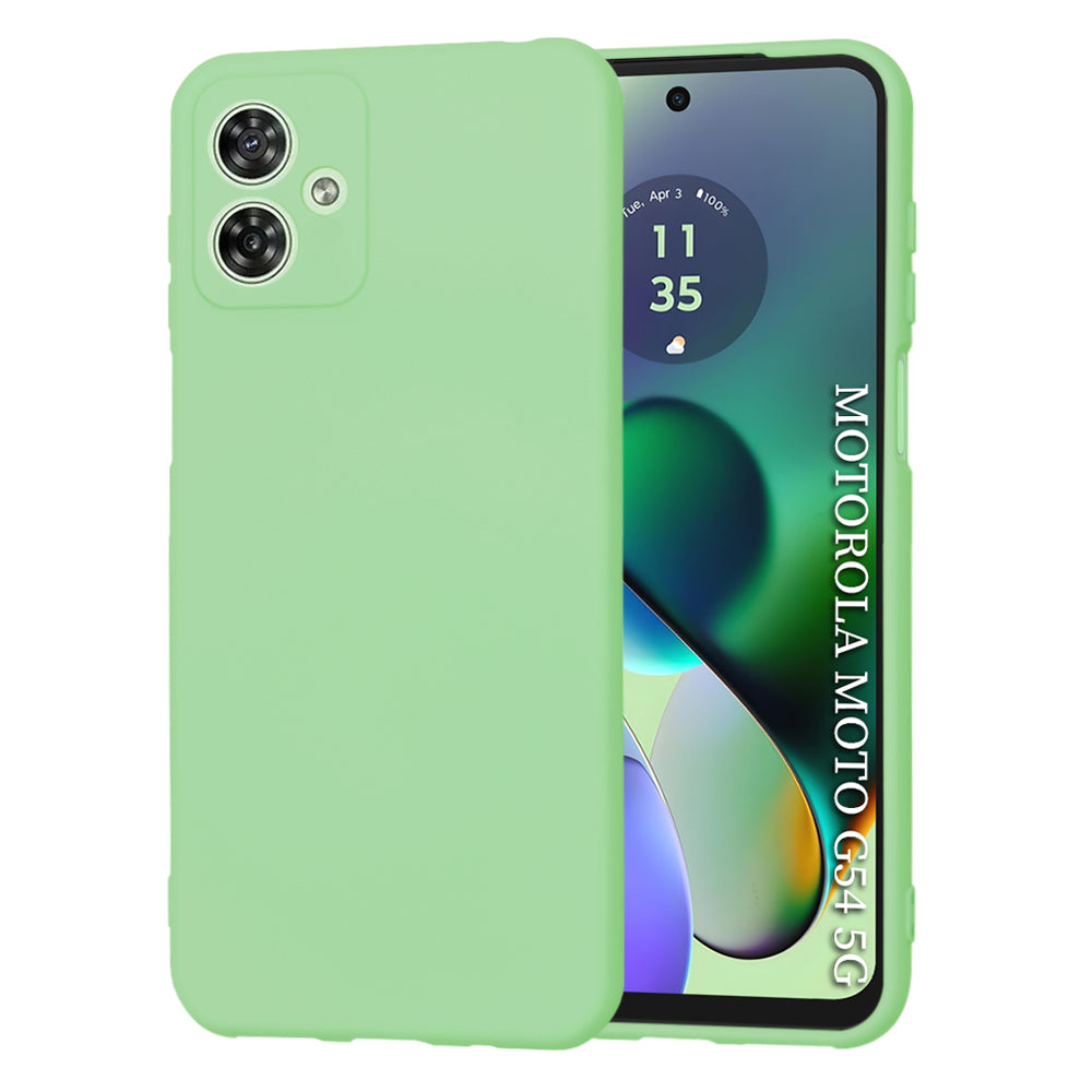 Case for Motorola Moto G54, Techsuit, SoftFlex, Light Green