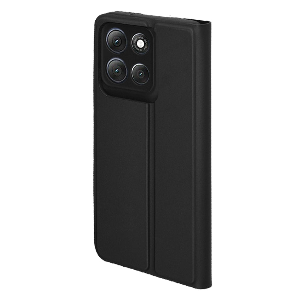 Case for Motorola Moto G86 Power, Techsuit, Magskin Book, Black