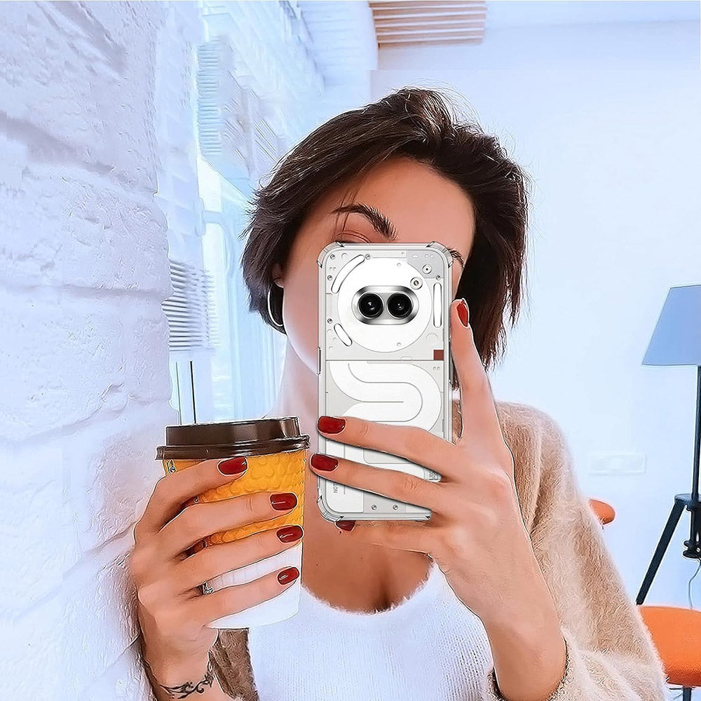 Case for Nothing Phone (4a) Pro, Techsuit, Shockproof Clear, Transparent
