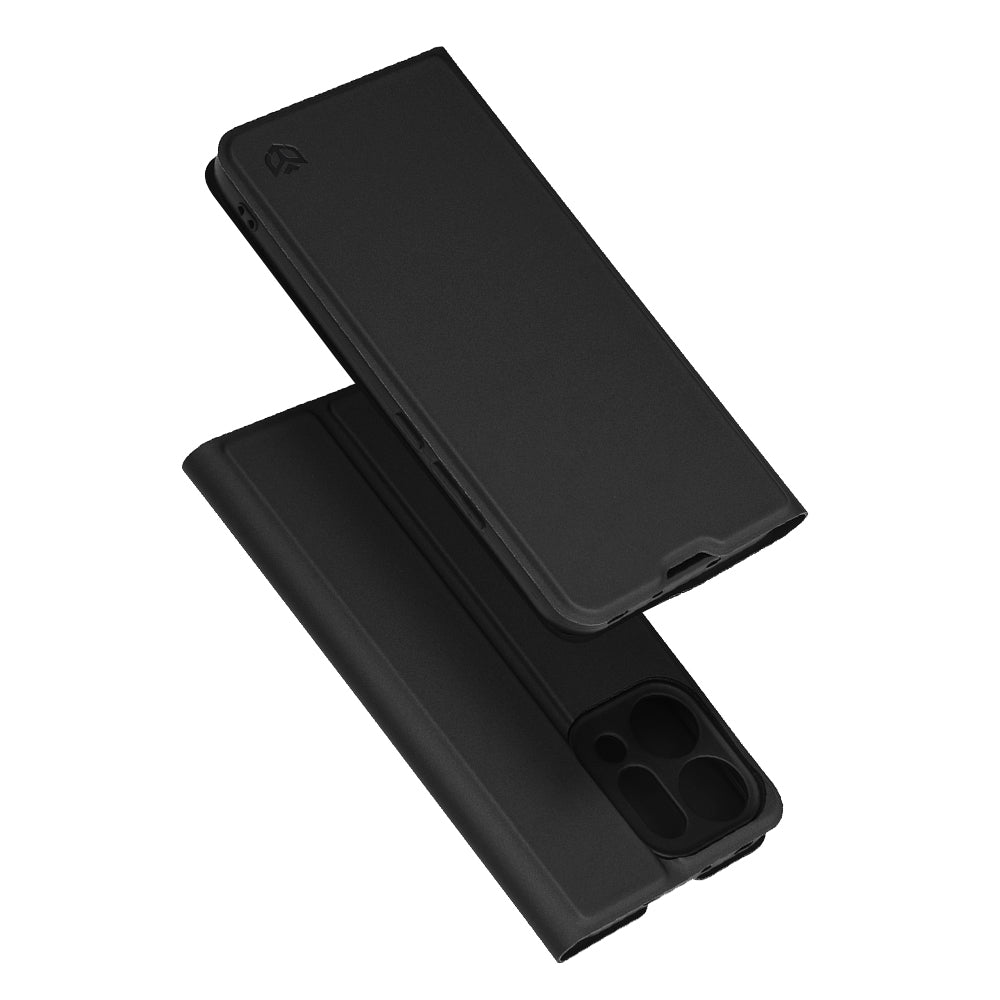 Case for Oppo Reno14, Techsuit, Magskin Book, Black