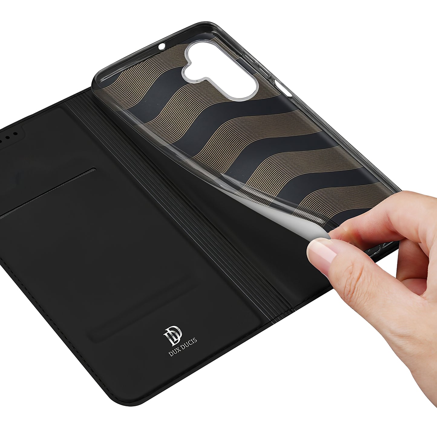 Pouch for Samsung Galaxy A55 5G A556, DUX DUCIS, Skin Pro, Black