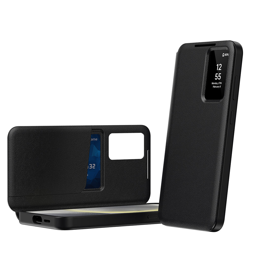 Case for Samsung Galaxy A16 5G A166 / A16 4G A165, Techsuit, SmartView, Black