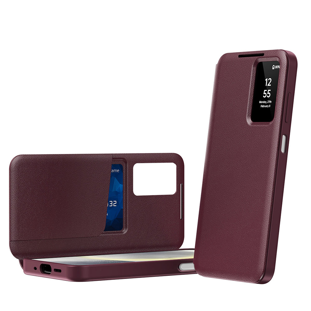 Case for Samsung Galaxy A18 5G A186 / A18 4G A185 / F17 / M17 / A17 4G A175, Techsuit, SmartView, Red