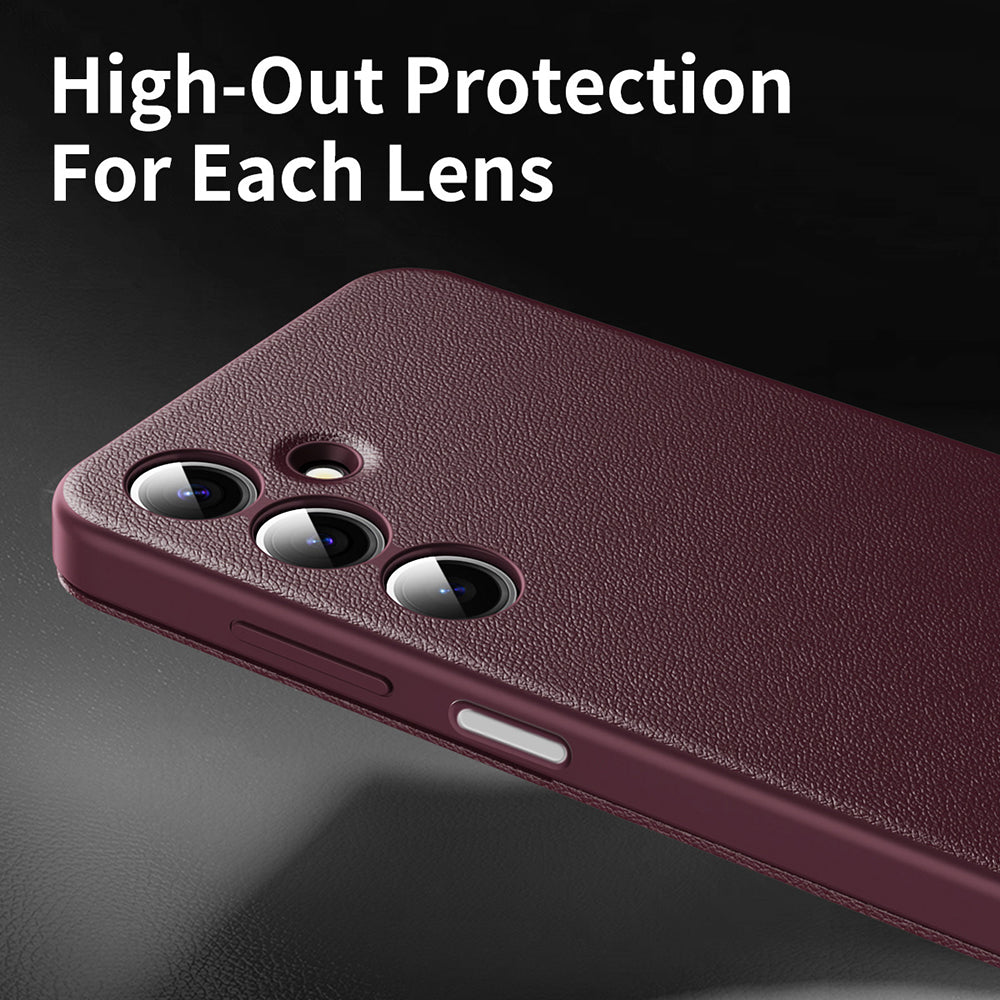 Case for Samsung Galaxy A18 5G A186 / A18 4G A185 / F17 / M17 / A17 4G A175, Techsuit, SmartView, Red