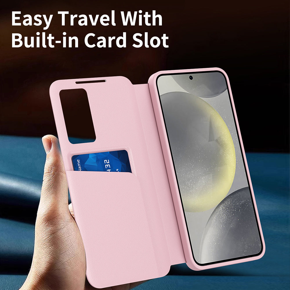 Case for Samsung Galaxy A17 4G / A17 5G / A26 A266, Techsuit, SmartView, Pink