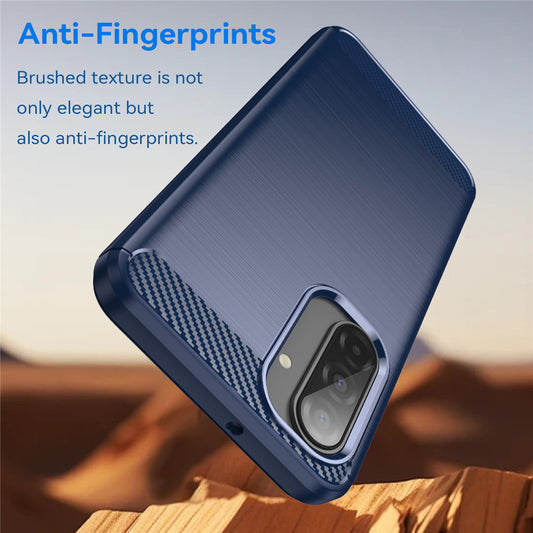 Case for Samsung Galaxy A17 5G, Techsuit, Carbon, Blue