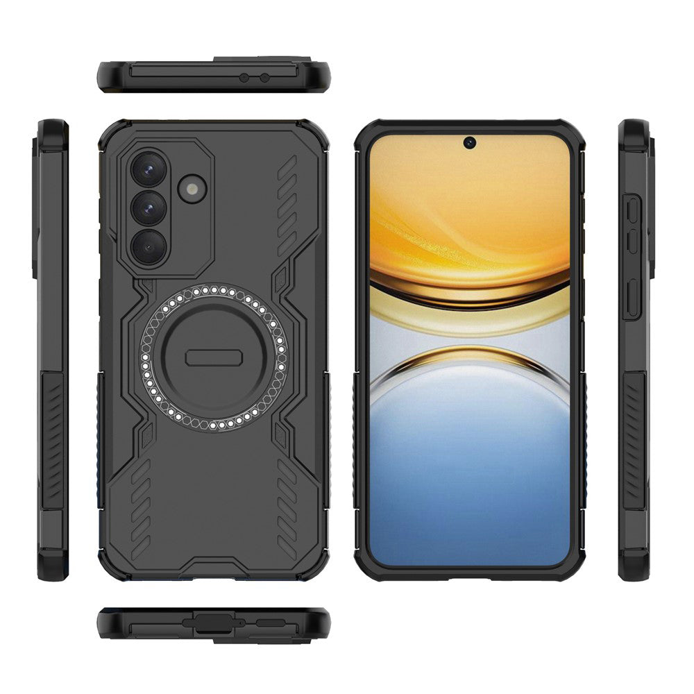 MagSafe Case for Samsung Galaxy A37 5G, Techsuit, ArmorMag, Black