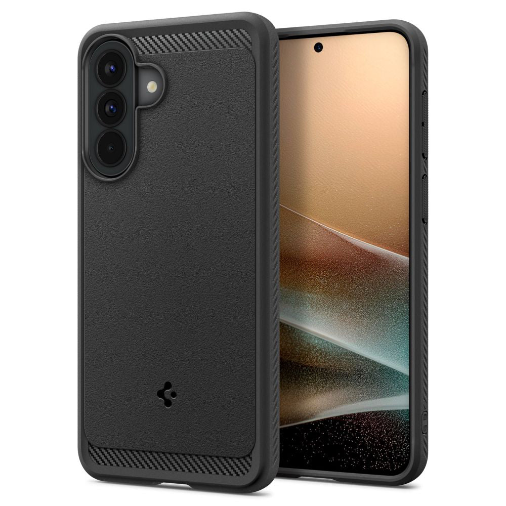 Case for Samsung Galaxy A57 5G, Spigen, Rugged Armor, Black ACS09794