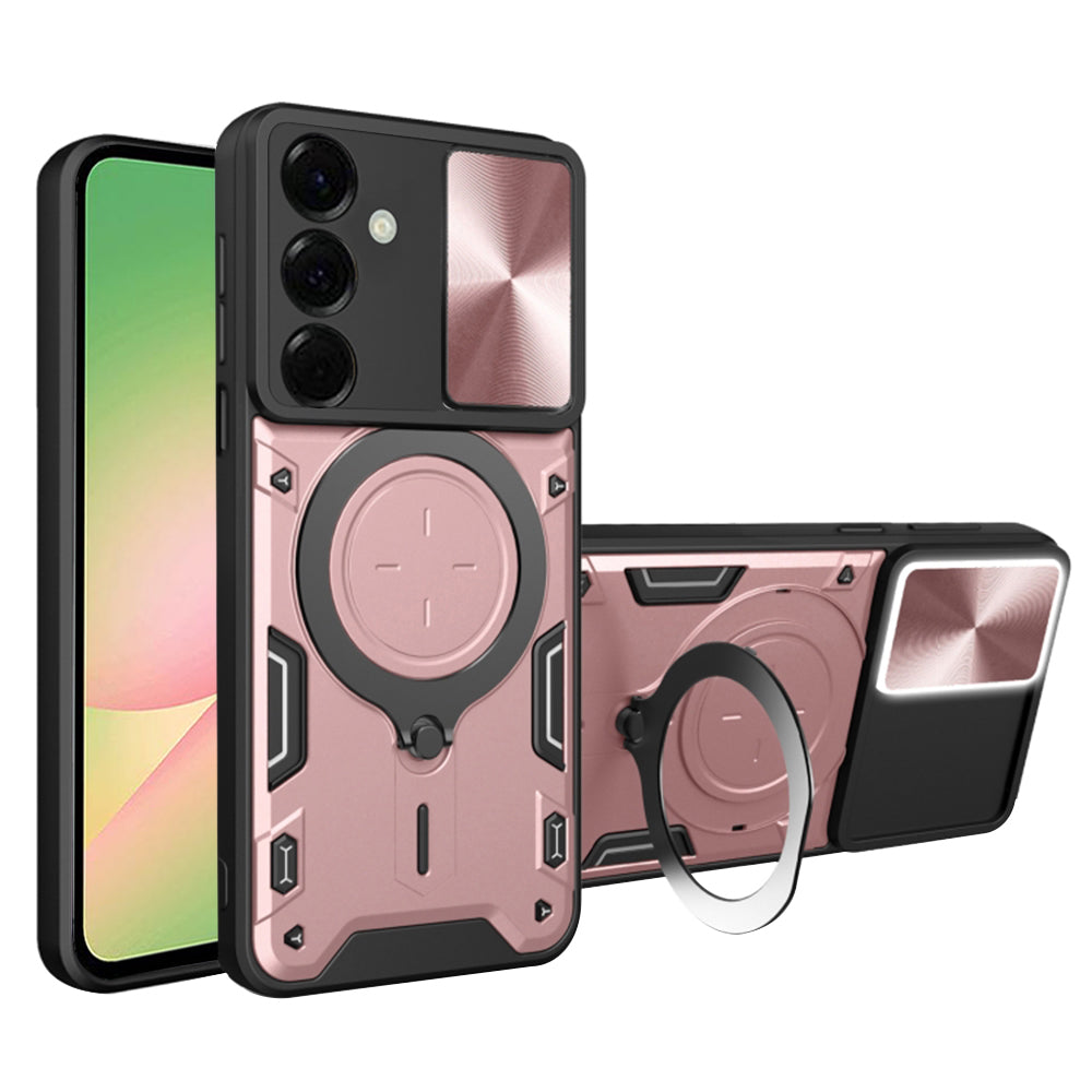 Case for Samsung Galaxy A57 5G, Techsuit, CamGuard Pro, Rose Gold