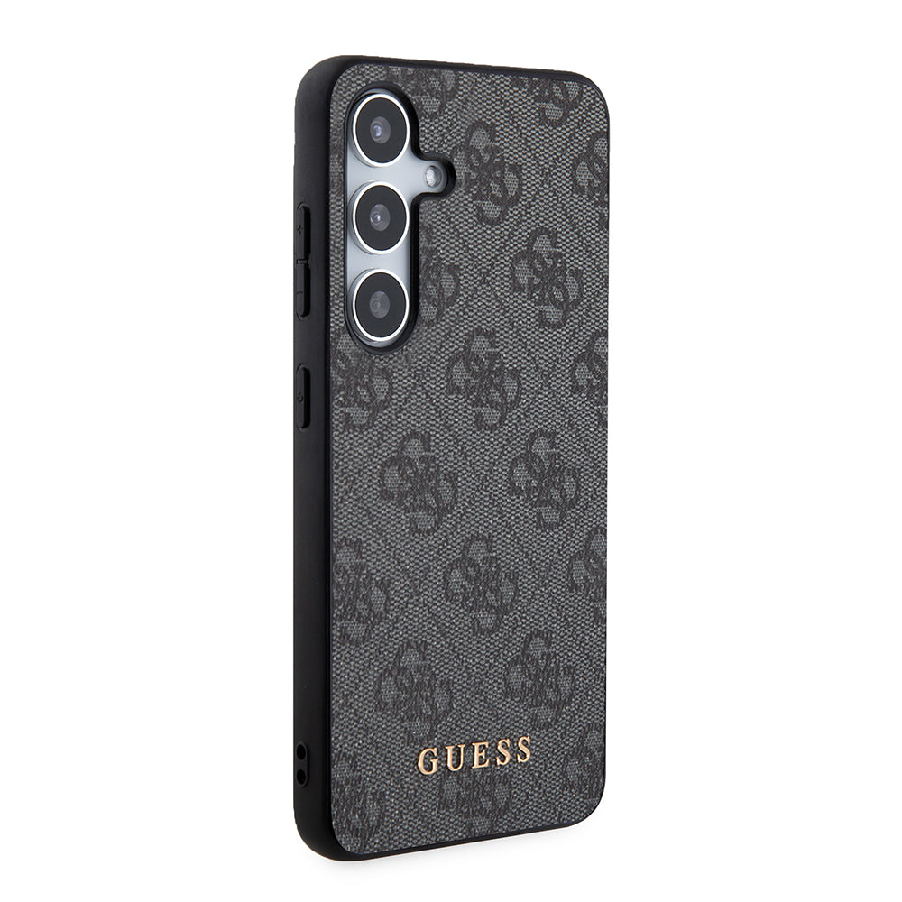 Case for Samsung Galaxy S24+ S926, Guess, 4G Metal Gold Logo, Black
