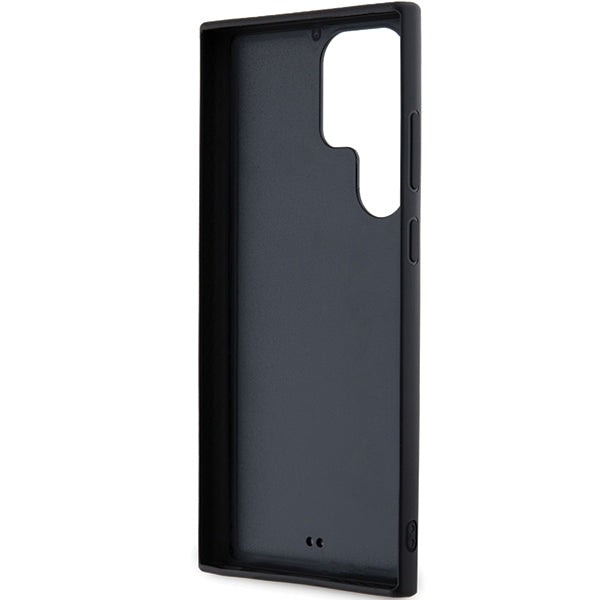 Case for Samsung Galaxy S24 Ultra S928, Karl Lagerfeld, 3D Rubber Glitter Logo, Black