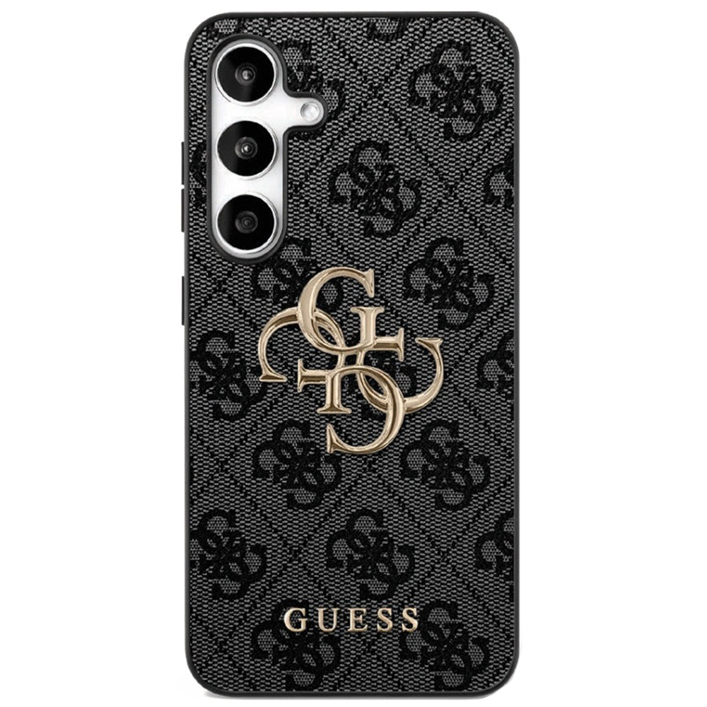 Case for Samsung Galaxy S25 FE, Guess, 4G Metal Logo, Black