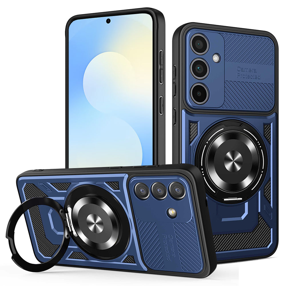 Case for Samsung Galaxy S25 FE, Techsuit, RuggedCam, Blue