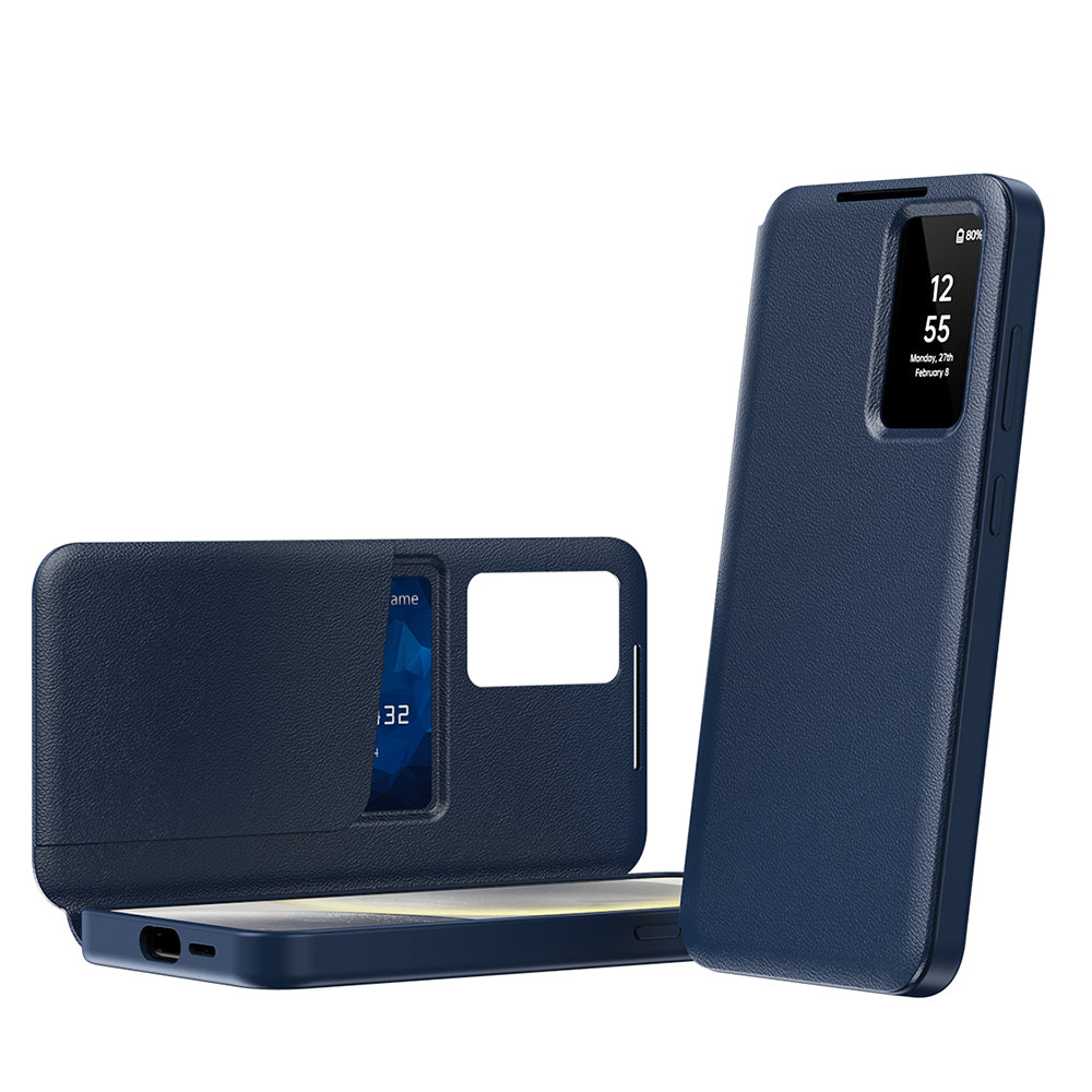 Case for Samsung Galaxy S25 FE, Techsuit, SmartView, Blue