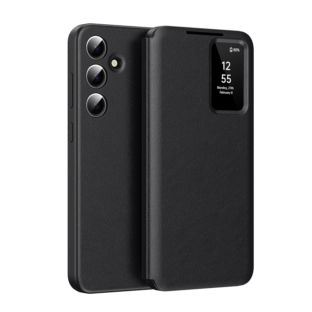 Case for Samsung Galaxy S25 FE, Techsuit, SmartView, Black