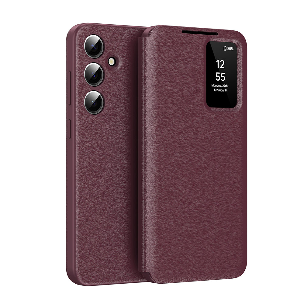 Case for Samsung Galaxy S25 FE, Techsuit, SmartView, Red