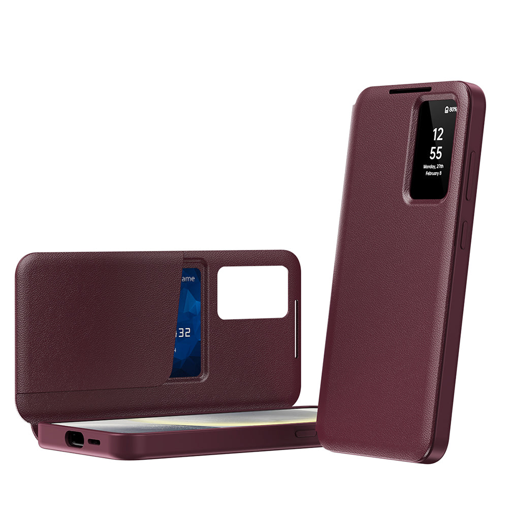 Case for Samsung Galaxy S25 FE, Techsuit, SmartView, Red