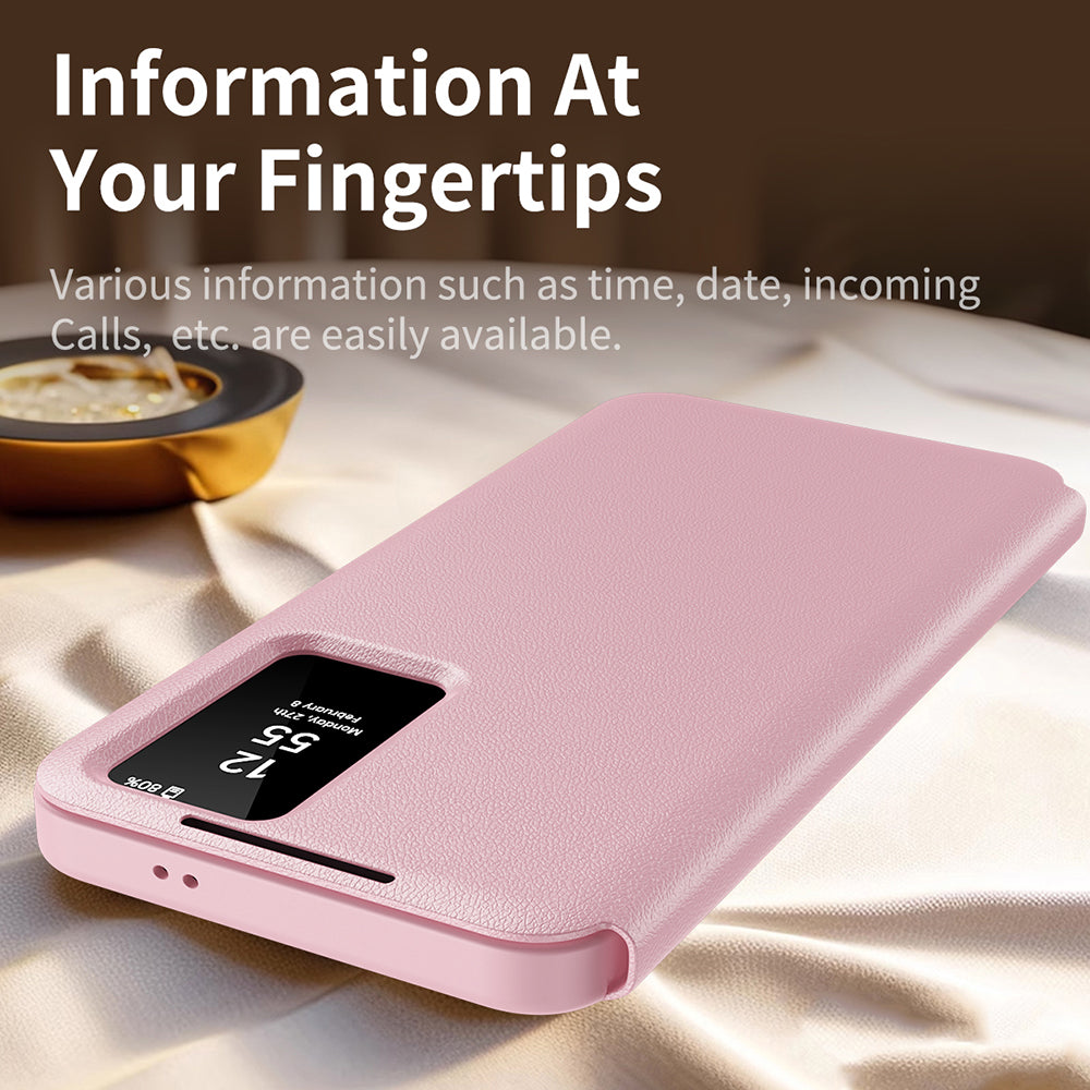 Case for Samsung Galaxy S25 FE, Techsuit, SmartView, Pink