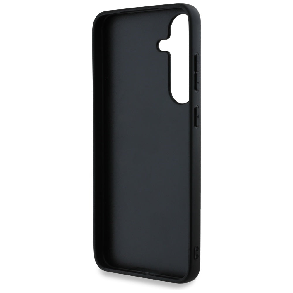 Case for Samsung Galaxy S25 S931, Guess, Glitter Big 4G Script, Black