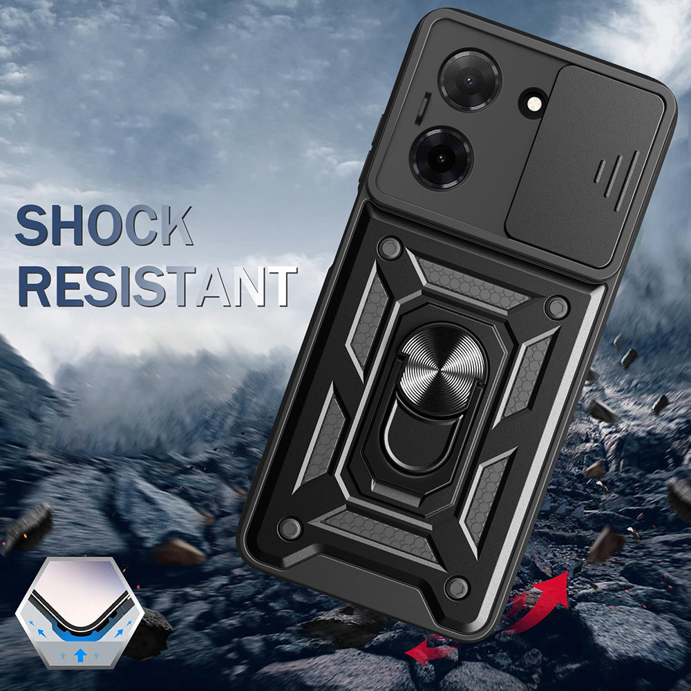 Case for Samsung Galaxy S26 FE S741 / S25 FE, Techsuit, CamShield, Black