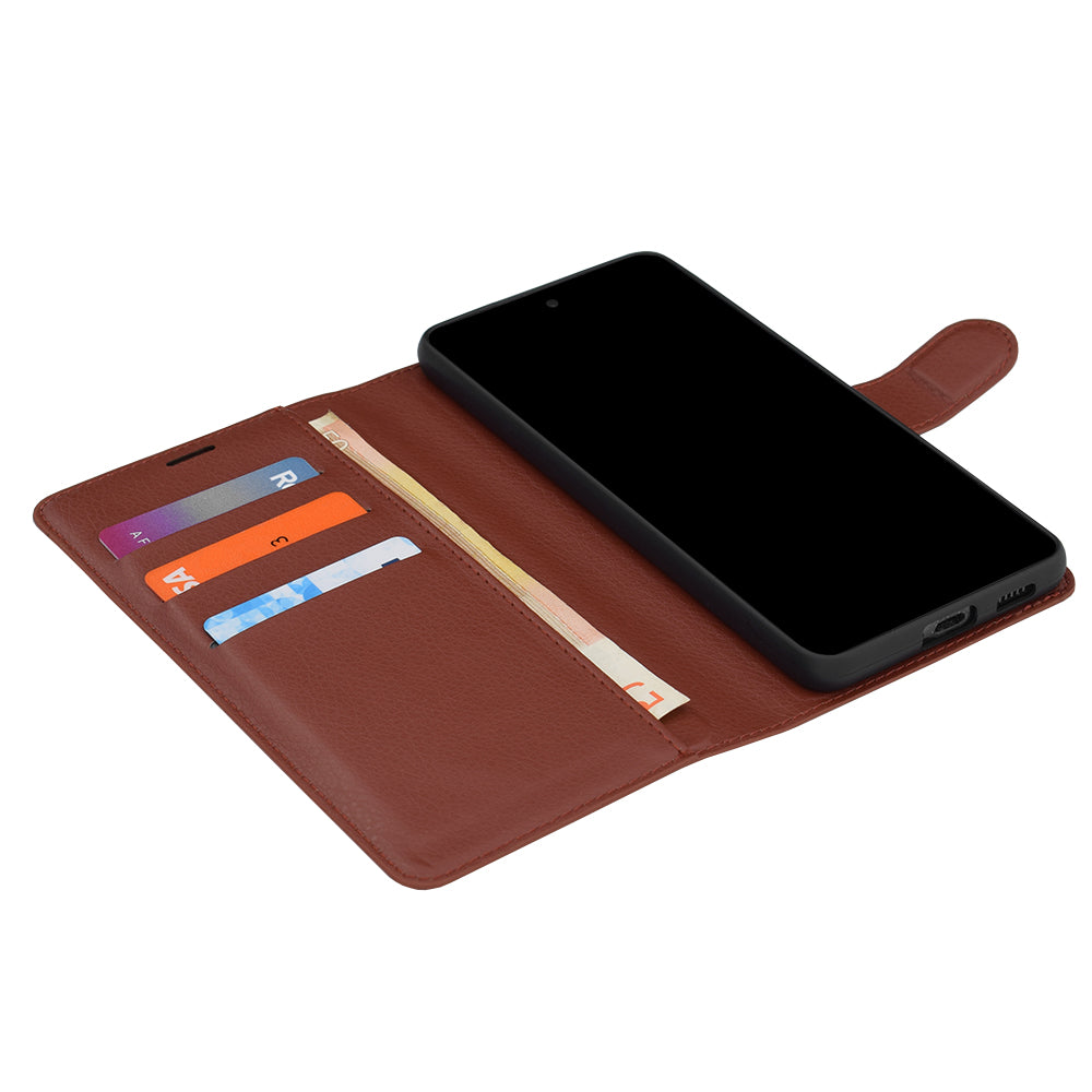 Case for Samsung Galaxy S26 FE S741 / S25 FE, Techsuit, Leather Folio, Brown