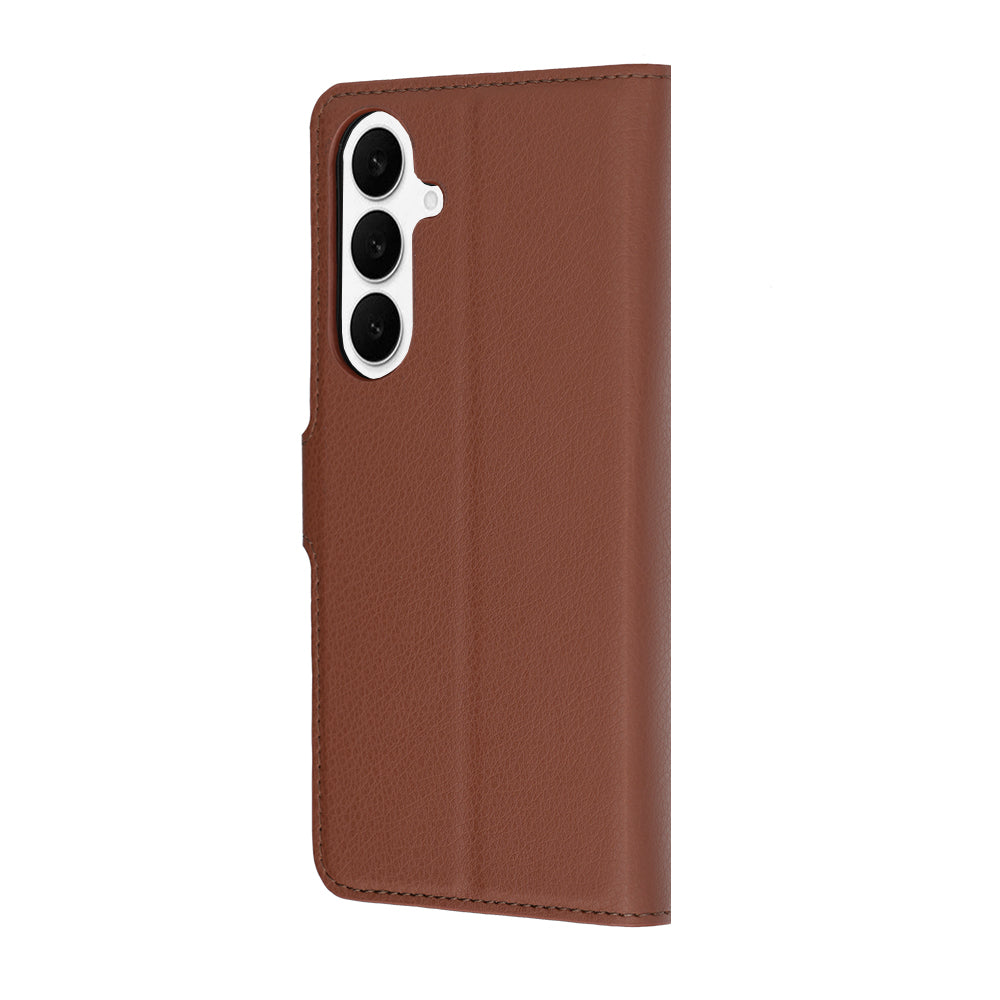 Case for Samsung Galaxy S26 FE S741 / S25 FE, Techsuit, Leather Folio, Brown