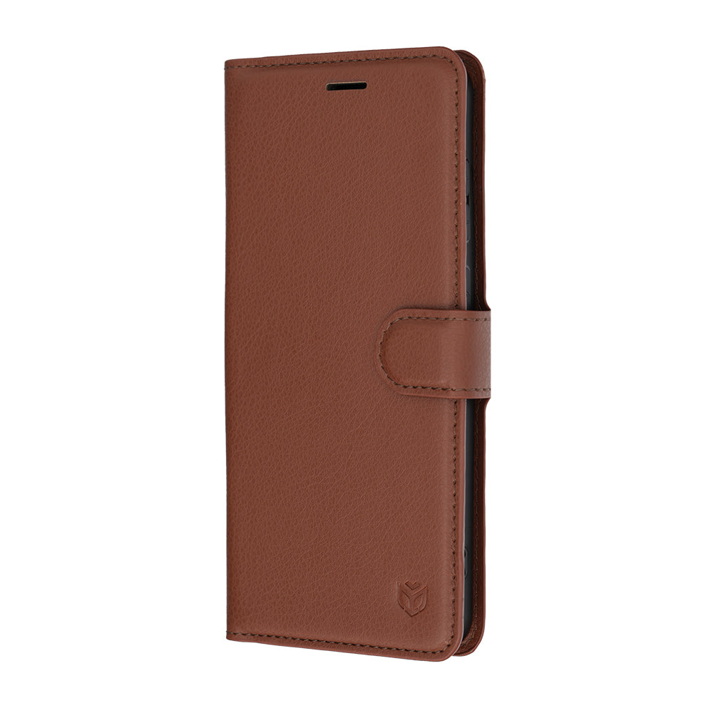 Case for Samsung Galaxy S26 FE S741 / S25 FE, Techsuit, Leather Folio, Brown