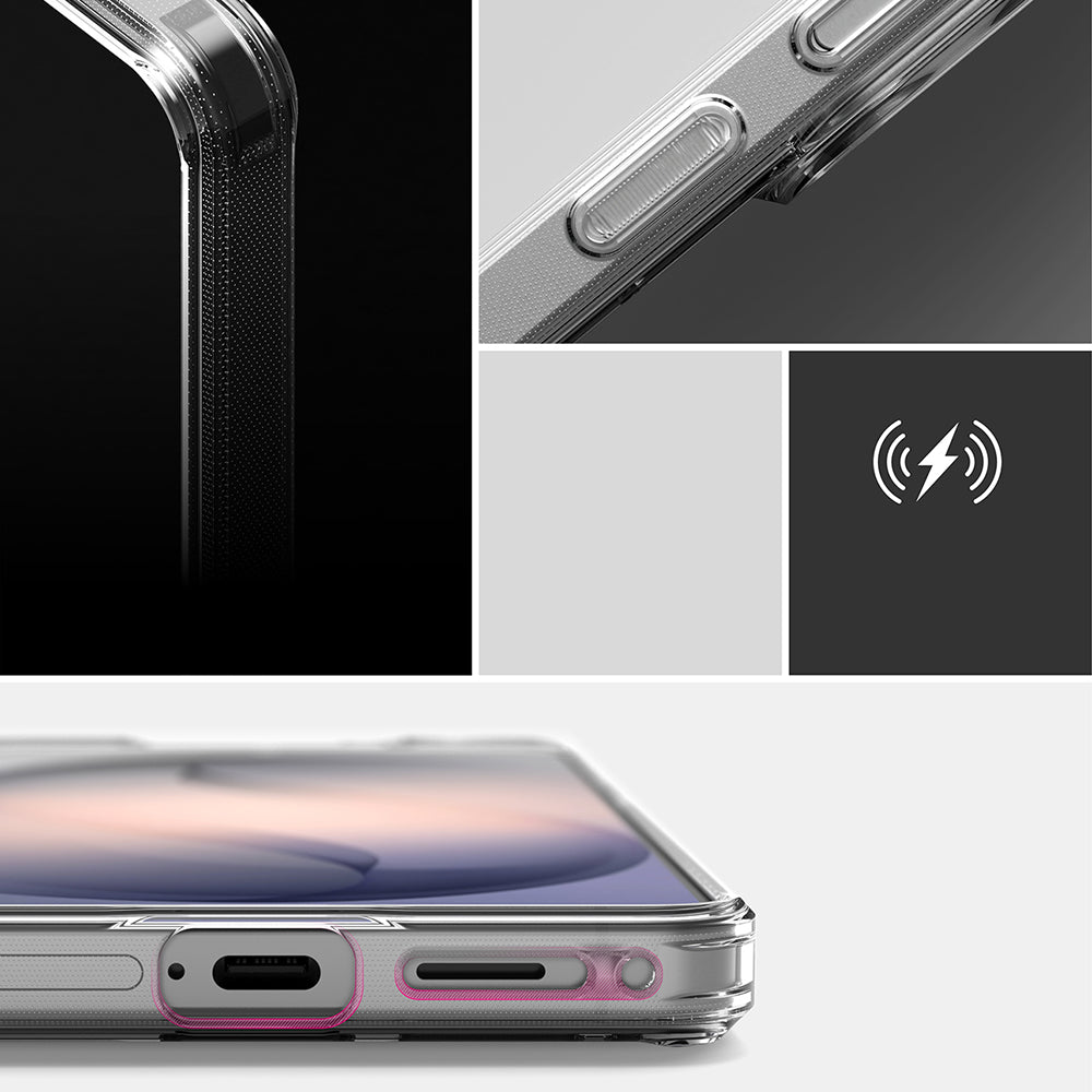 Case for Samsung Galaxy S26 Plus S947, Ringke, Fusion, Transparent