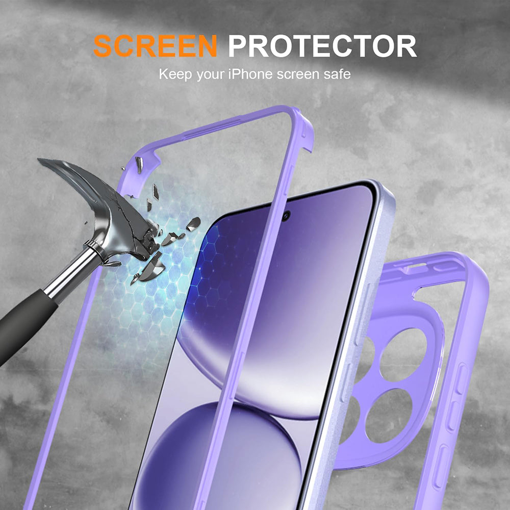 Case for Samsung Galaxy S26 S942, Techsuit, ColorVerse 360, Purple