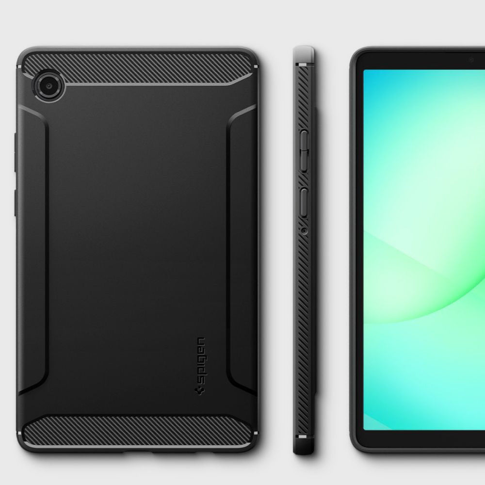 Case for Samsung Galaxy Tab A11, Spigen, Rugged Armor, Matte Black ACS10462