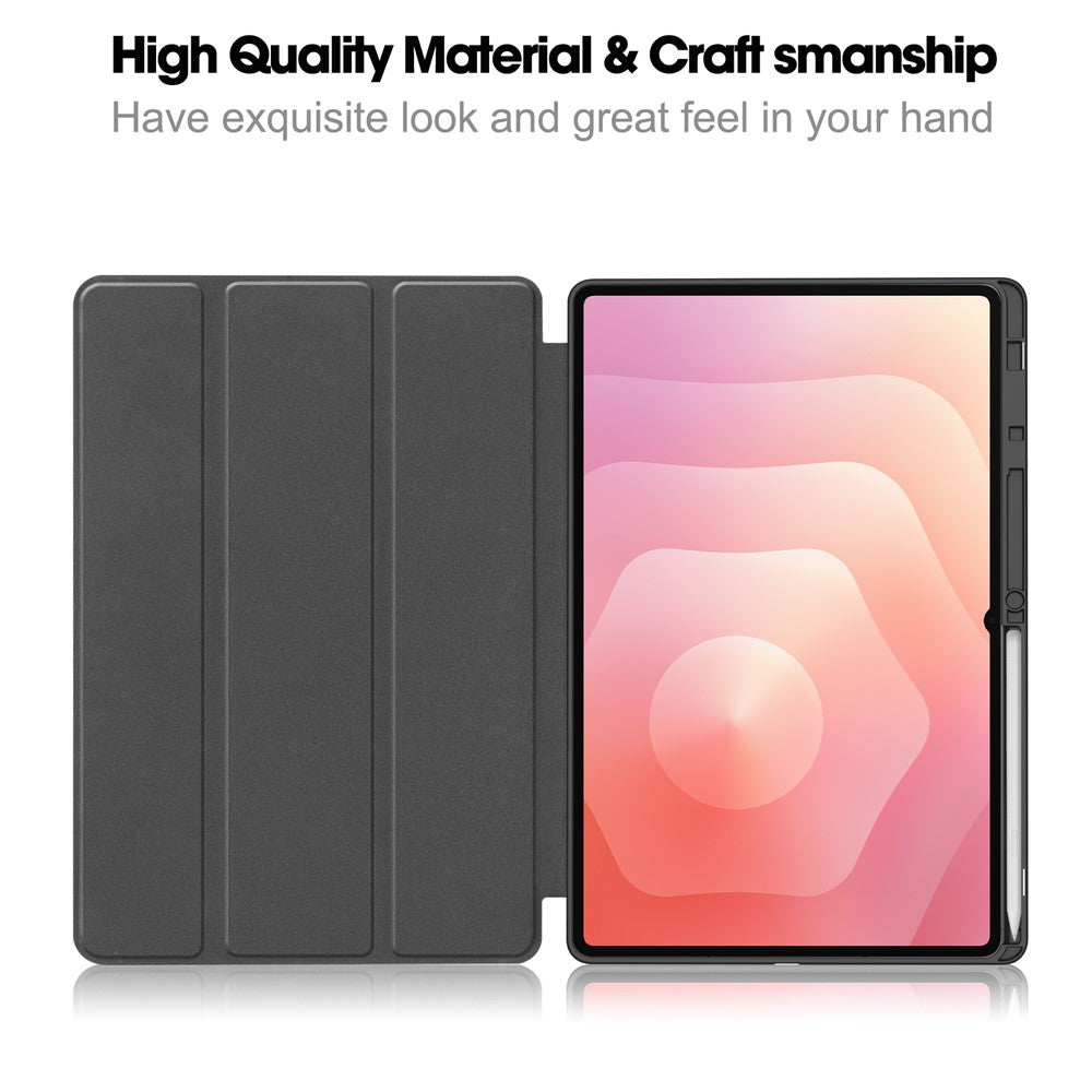 Case for Samsung Galaxy Tab S12 Ultra / Tab S11 Ultra, Techsuit, Flex Trifold, Matcha Green