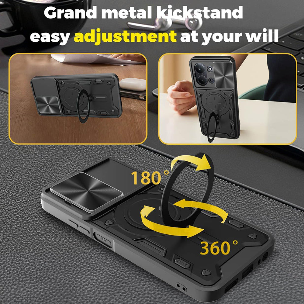 Case for Xiaomi 15T, Techsuit, CamGuard Pro, Black