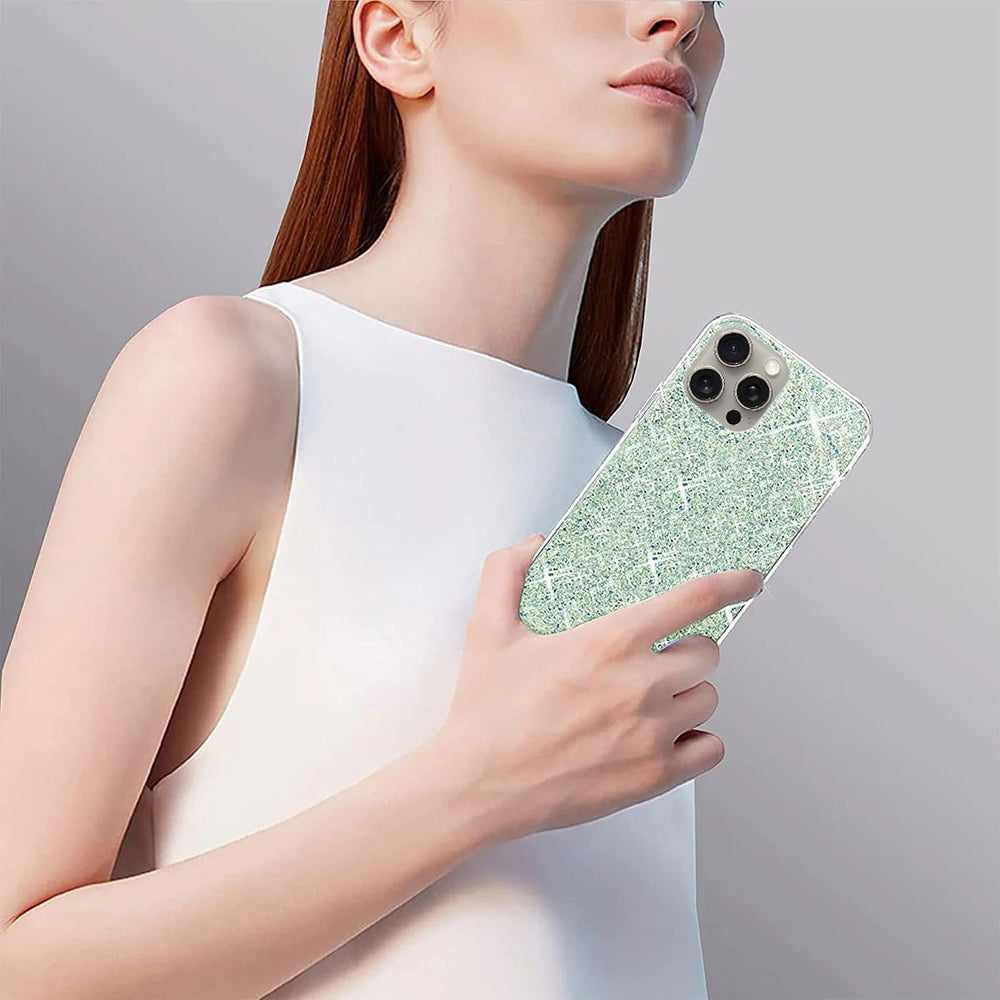 Case for Xiaomi Poco M6 / C65 / Redmi 13C 5G / 13C, Techsuit, Sparkly Glitter, Pink