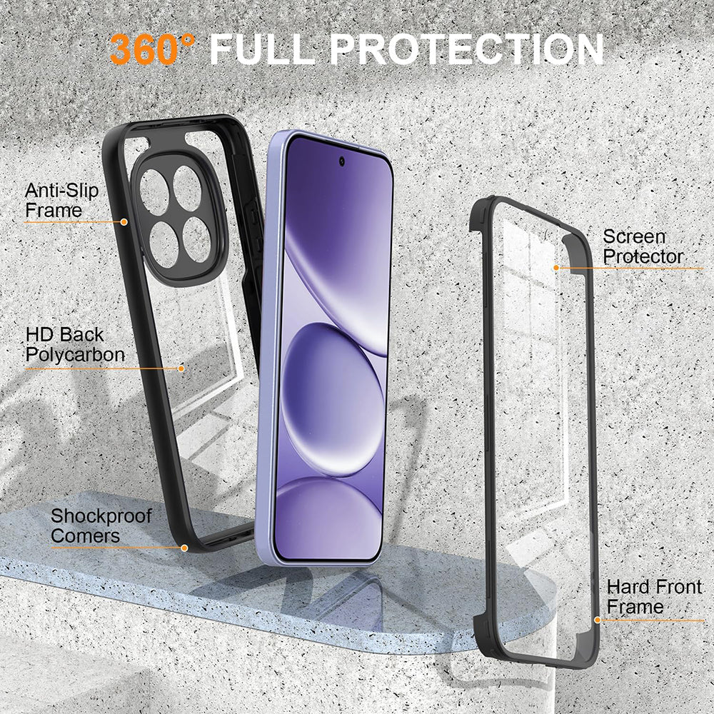 Case for Xiaomi Poco M8 Pro / Redmi Note 15 Pro+ 5G, Techsuit, ColorVerse 360, Black