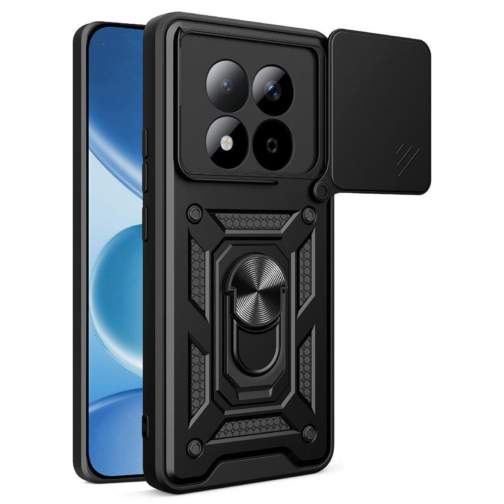 Case for Xiaomi Redmi Note 15 Pro 5G, Techsuit, CamShield, Black