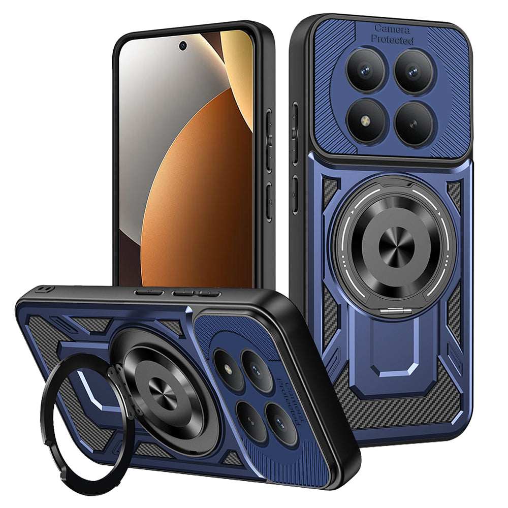 Case for Xiaomi Redmi Note 15 Pro 5G, Techsuit, RuggedCam, Blue