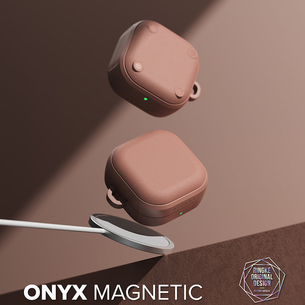 Ringke Onyx Magnetic Case for Samsung Galaxy Buds4 / Buds4 Pro, Bronze