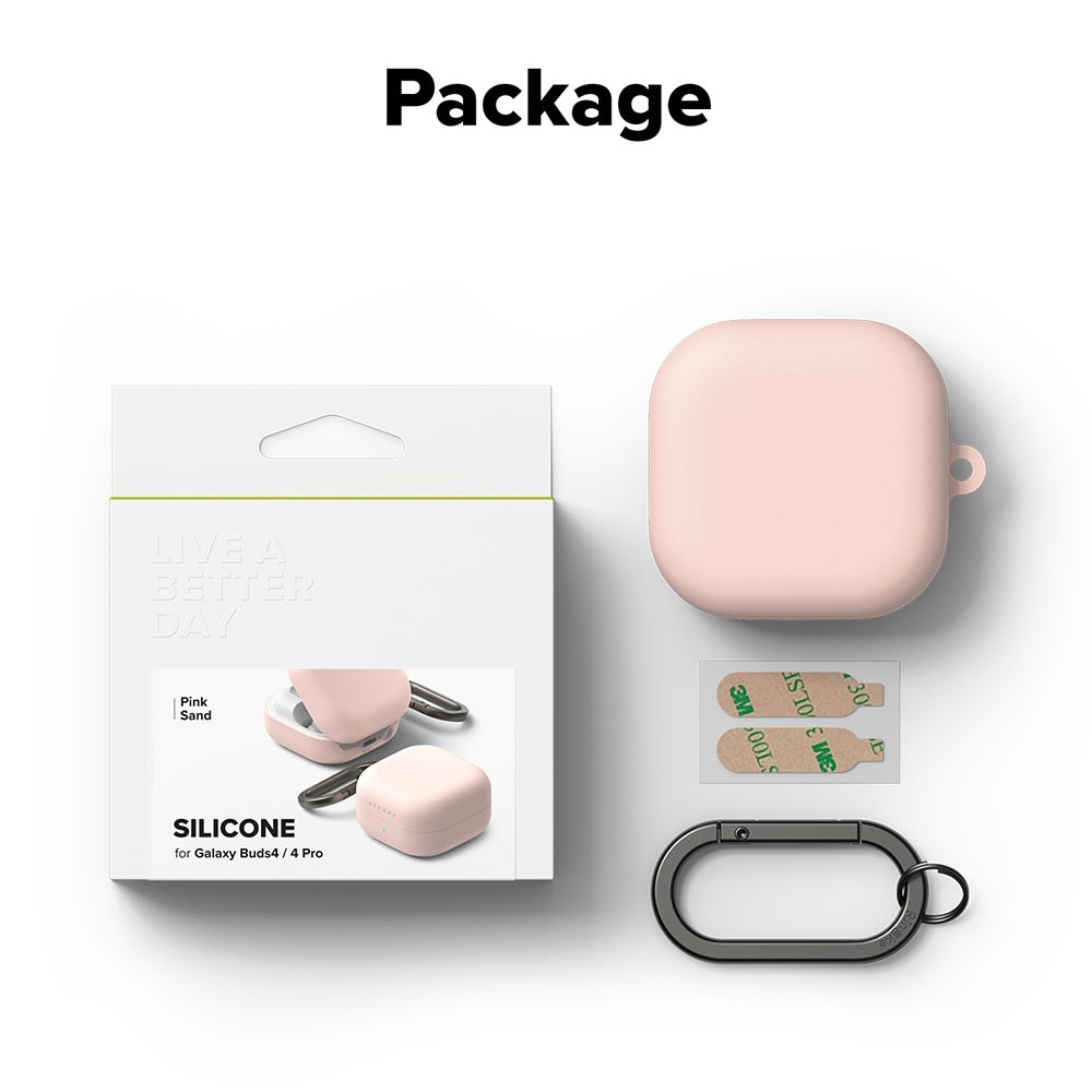 Ringke Case for Samsung Galaxy Buds4 / Buds4 Pro, Pink