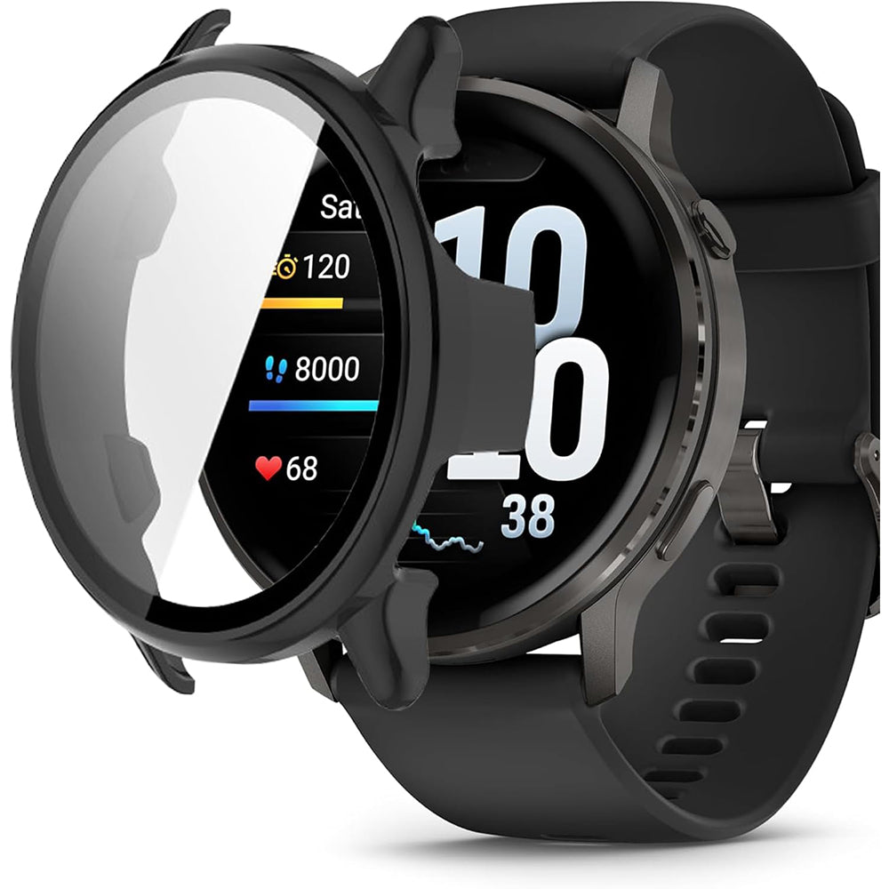 Techsuit Defense360 Pro Case for Garmin Venu 4 41mm, Black