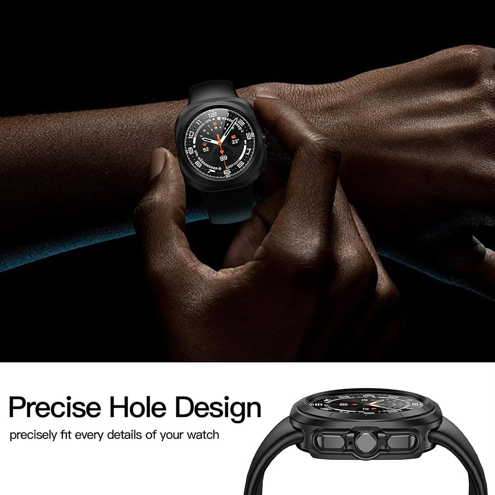 Techsuit Defense360 Pro Case for Samsung Galaxy Watch Ultra, Black