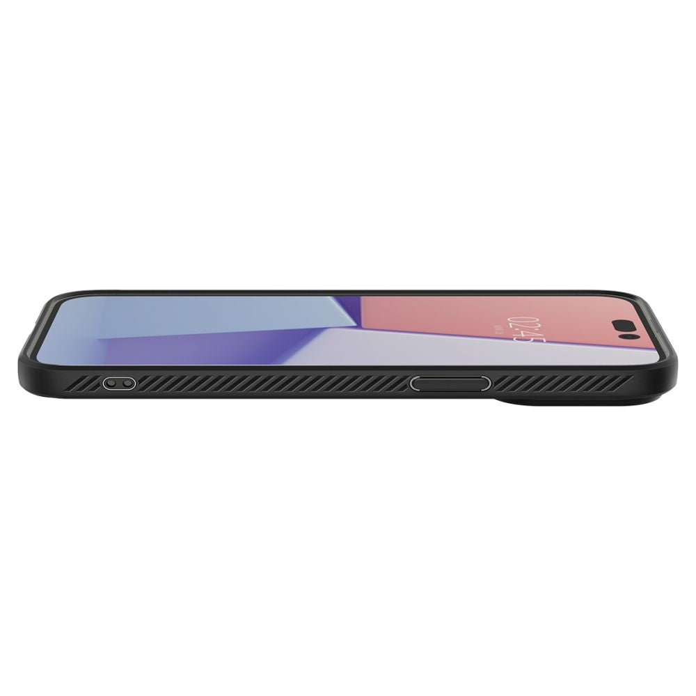 Case for Apple iPhone 14 Pro Max, Spigen, Liquid Air Matte, Black ACS04813