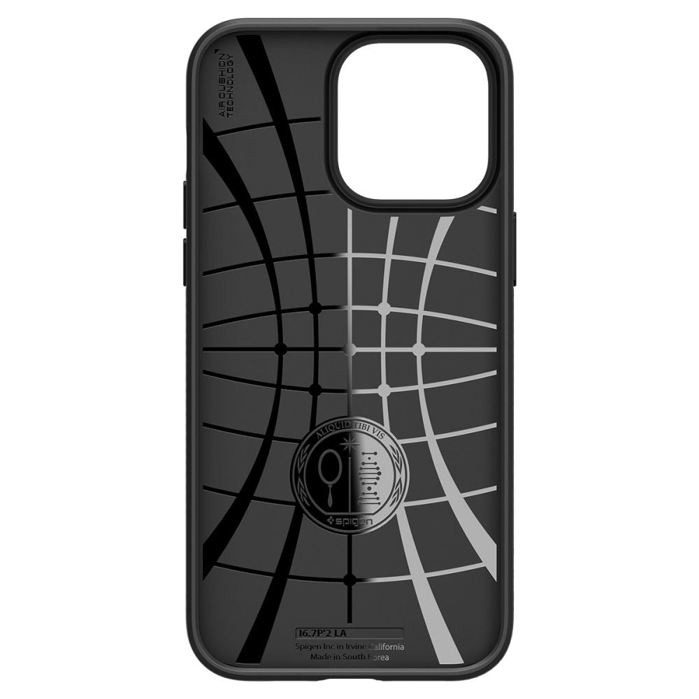 Case for Apple iPhone 14 Pro Max, Spigen, Liquid Air Matte, Black ACS04813