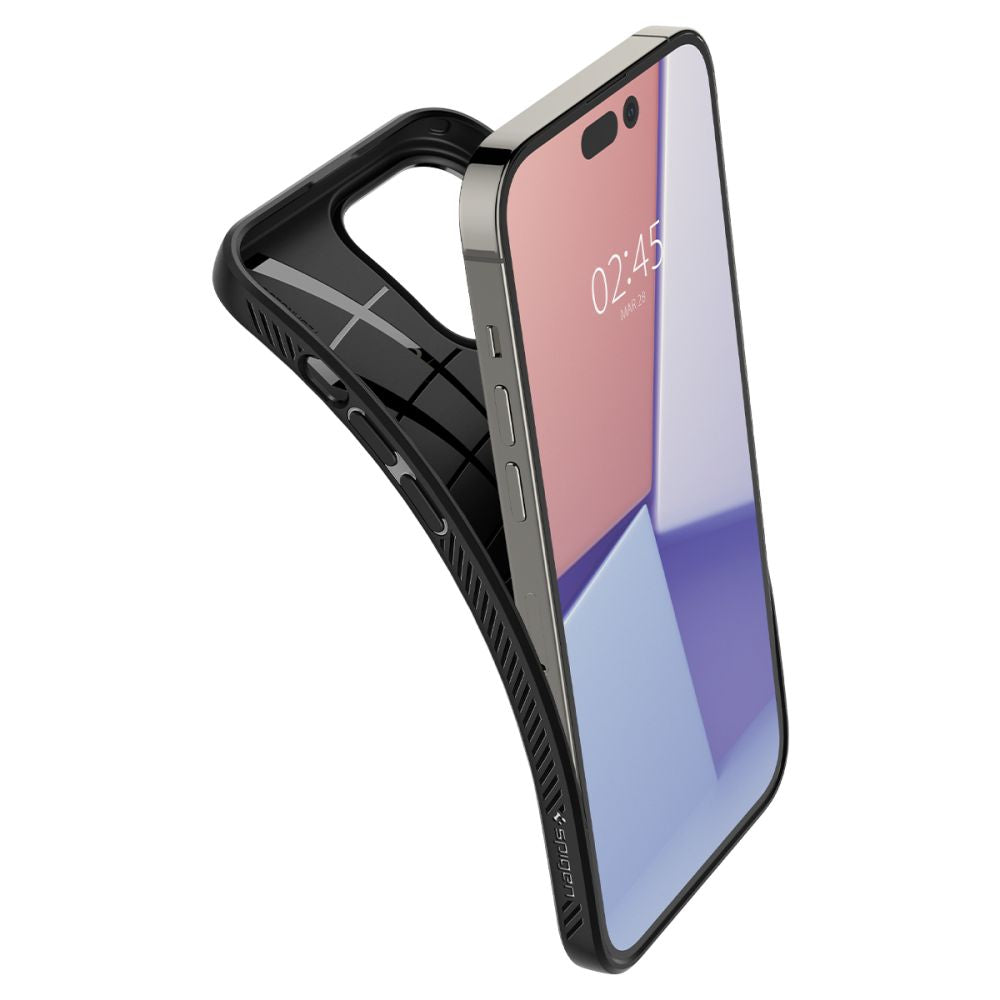Case for Apple iPhone 14 Pro Max, Spigen, Liquid Air Matte, Black ACS04813