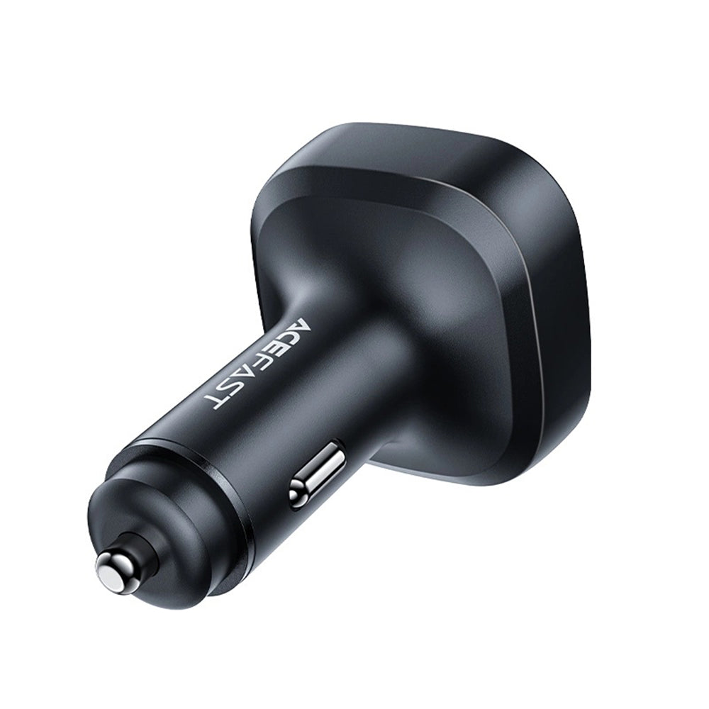 Acefast B5 Display Car Charger, 101W, 5A, 1 x USB-A - 2 x USB-C, Black