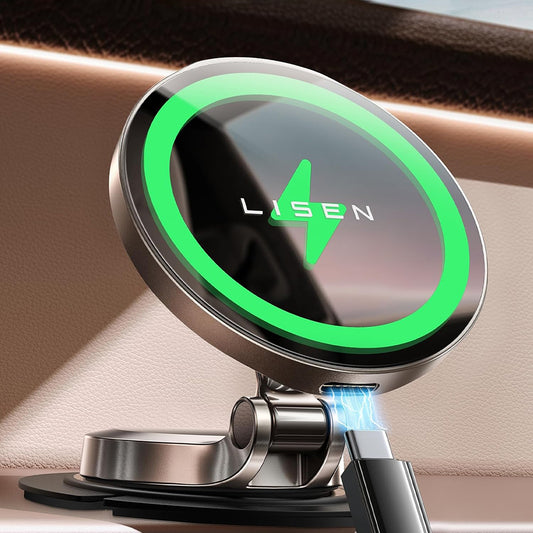 Lisen Wireless Car Charger, 15W, 1.67A, Black YL0223090006