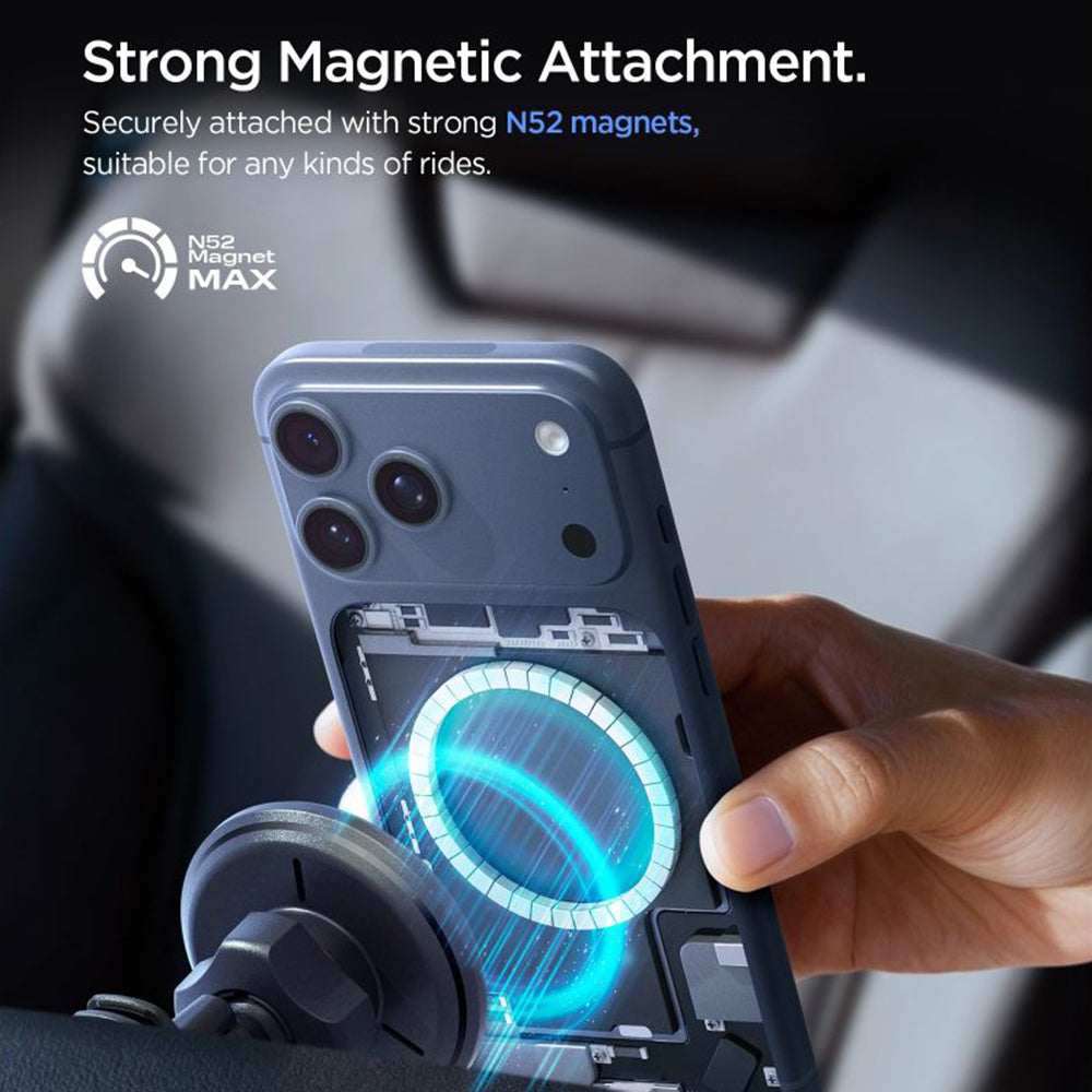 Spigen EV15MAQ Essential Wireless Car Charger, 15W, 1.67A, Black ACP10513
