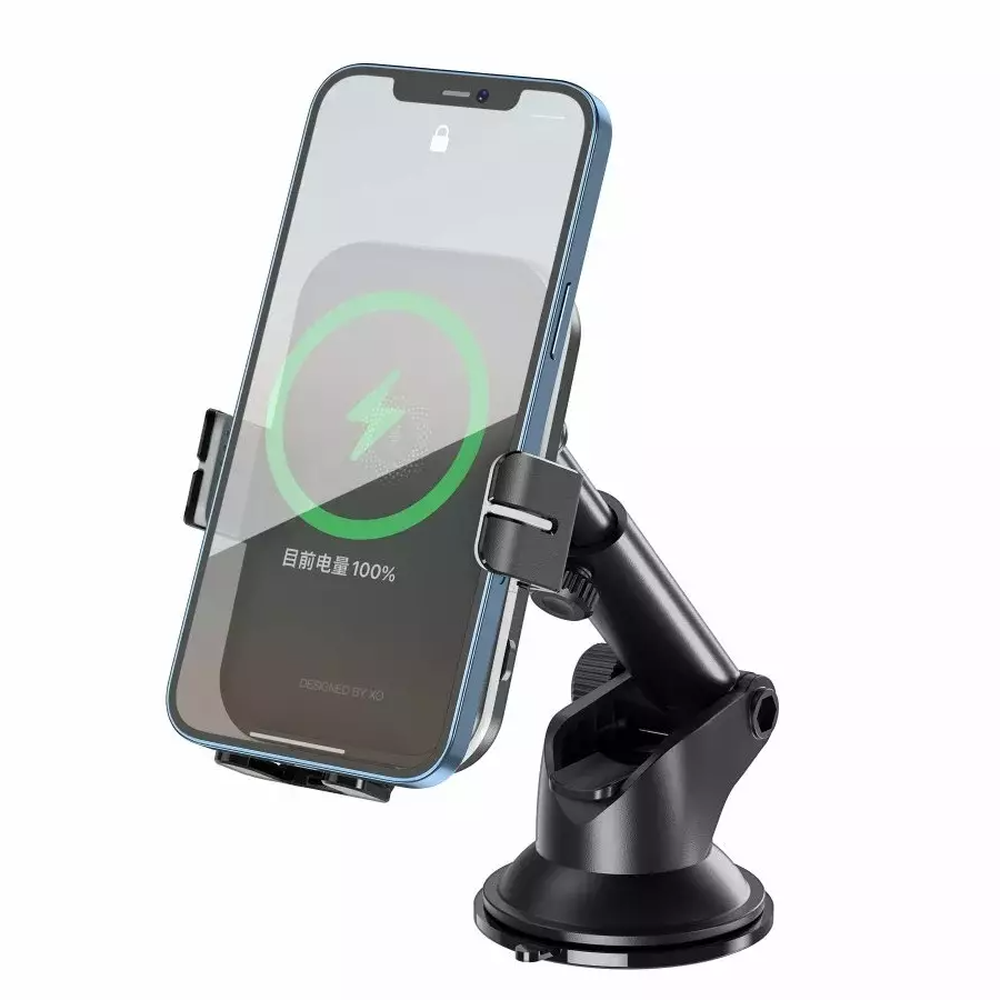 XO Design WX027 Wireless Car Charger, 15W, 1.67A, Black