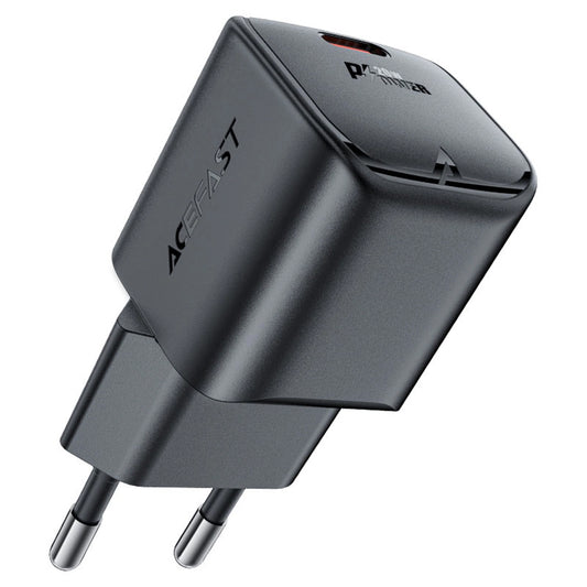 Acefast A73 Mini Network Charger, 20W, 3A, 1 x USB-C, Black